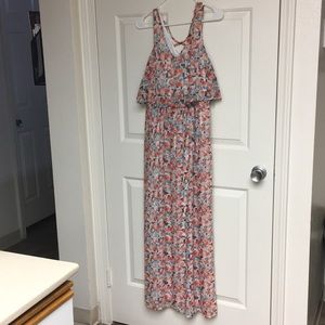 Super Long Orange AS U WISH Maxi Dress